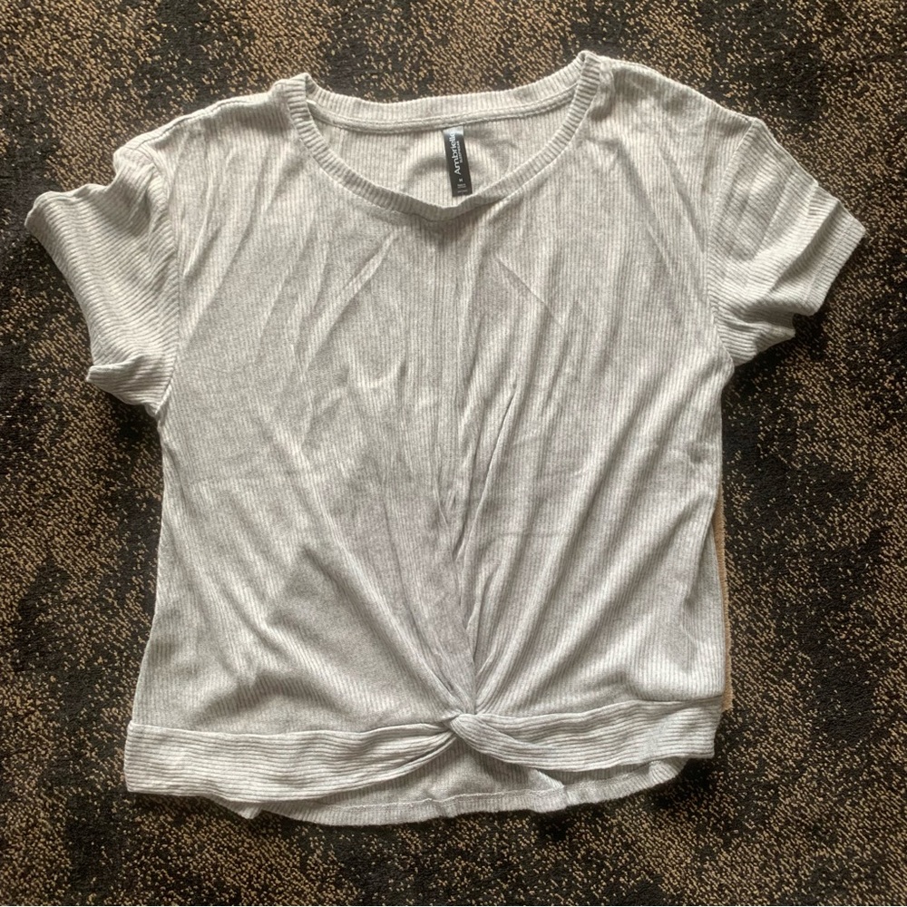 NWT grey sleepwear top // sz M